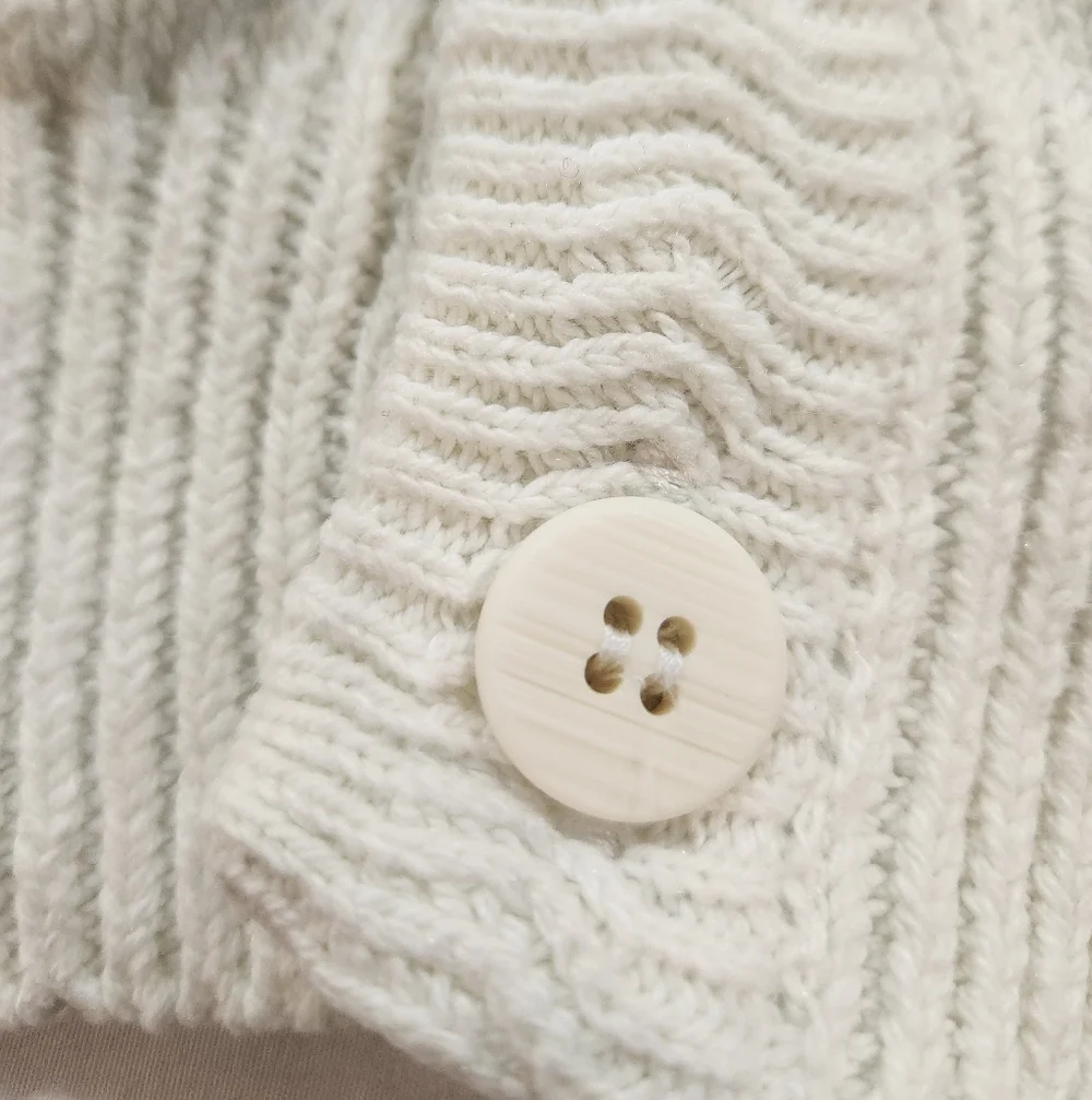 Vintage Northern Reflections By Parkhurst White Knit Cardigan - Picture 8 of 16